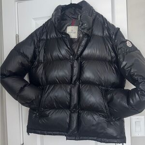 Moncler Men's Glossy Black Puffer Jacket